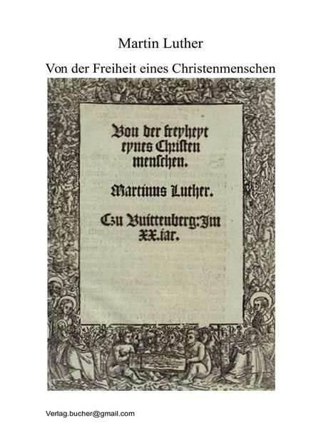 Produktbild: Von der Freiheit eines Christenmenschen