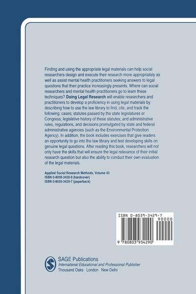 Produktbild: Doing Legal Research