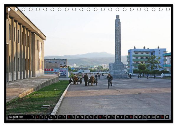 Produktbild: Nordkorea - Die gro&szlig;e Leere (Tischkalender 2026 DIN A5 quer), CALVENDO Monatskalender
