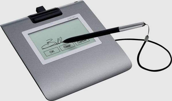 Wacom Signature Set STU-430 & sign pro PDF USB Stift-Display, Unterschriften-Pad Grau