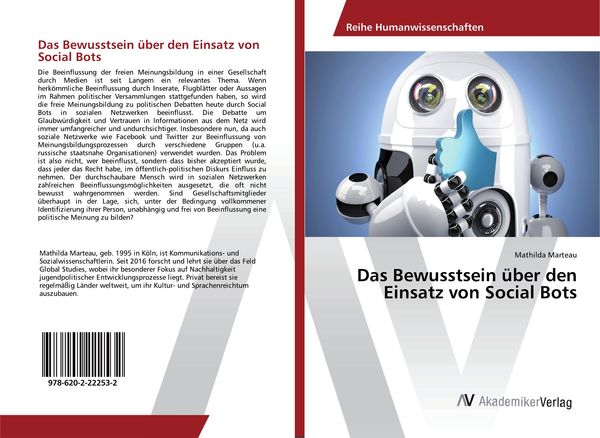 Das Bewusstsein über den Einsatz von Social Bots, Taschenbuch von Mathilda Marteau, AV Akademikerverlag, 9786202222532