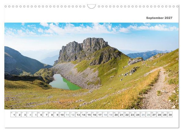 Produktbild: Ab in die Berge - Aussichtspl&auml;tze in den M&uuml;nchner Hausbergen (Wandkalender 2027 DIN A3 quer), CALVENDO Monatskalender
