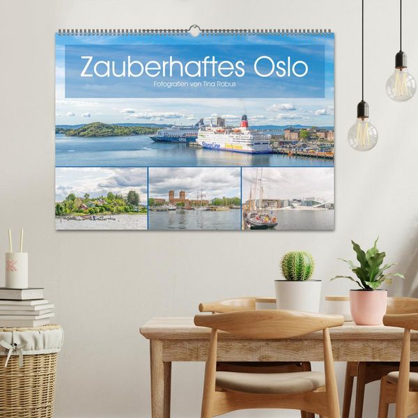 Produktbild: Zauberhaftes Oslo (Wandkalender 2026 DIN A2 quer), CALVENDO Monatskalender