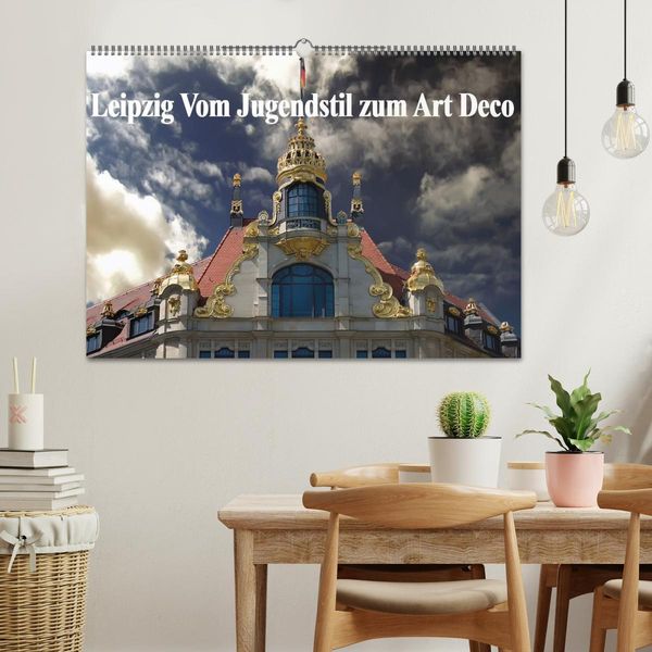 Produktbild: Leipzig - Vom Jugendstil zum Art Deco (Wandkalender 2026 DIN A2 quer), CALVENDO Monatskalender