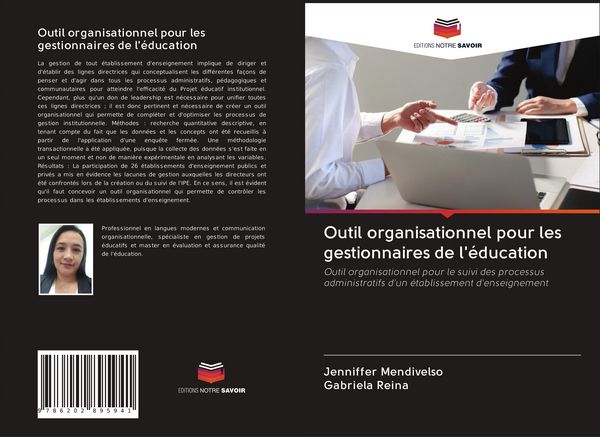 Produktbild: Outil organisationnel pour les gestionnaires de l'&eacute;ducation