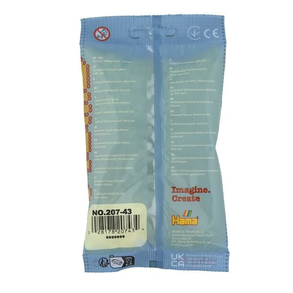 Produktbild: Hama&reg; B&uuml;gelperlen Midi - Pastell Gelb 1000 Perlen.