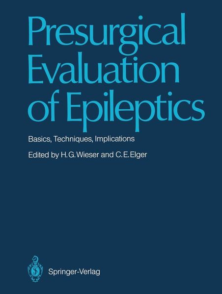 Produktbild: Presurgical Evaluation of Epileptics