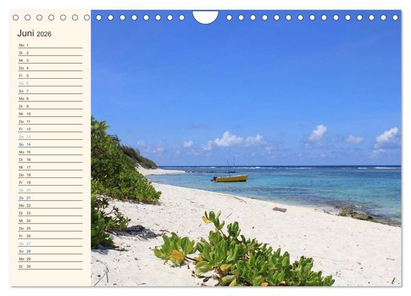 Produktbild: Mauritius - traumhaft und unvergesslich (Wandkalender 2026 DIN A4 quer), CALVENDO Monatskalender