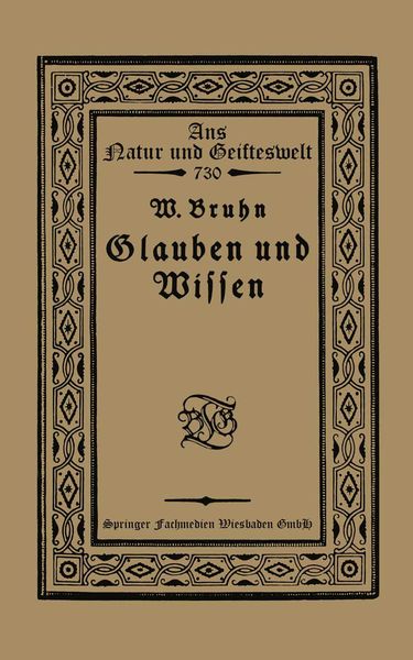 Produktbild: Glauben und Wissen