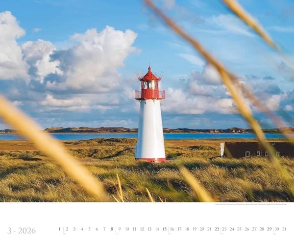Produktbild: Deutsche Küsten 2026 - Bildkalender XXL 60x50 cm - hochwertiger Wandkalender im Querformat - Landschaftskalender - Wandplaner