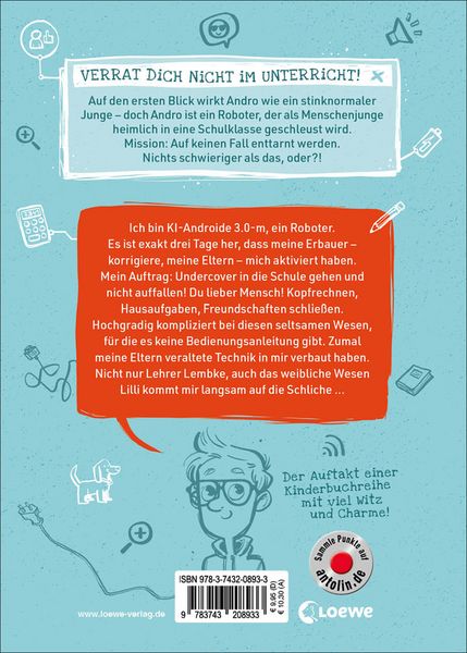 Produktbild: Andro, streng geheim! (Band 1) - Fehlermeldung: Schule