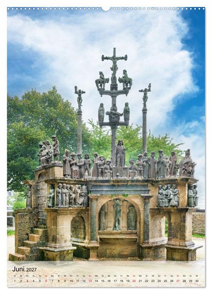 Produktbild: Kalvarien in der Bretagne (hochwertiger Premium Wandkalender 2027 DIN A2 hoch), Kunstdruck in Hochglanz