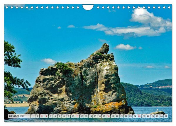 Produktbild: Bolsenasee Smaragd im Latium (Wandkalender 2026 DIN A4 quer), CALVENDO Monatskalender