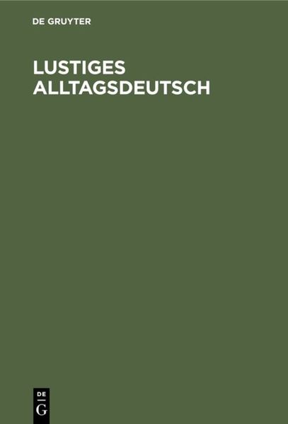 Produktbild: Lustiges Alltagsdeutsch
