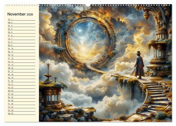 Produktbild: Flucht ins Wunder (Wandkalender 2026 DIN A2 quer), CALVENDO Monatskalender