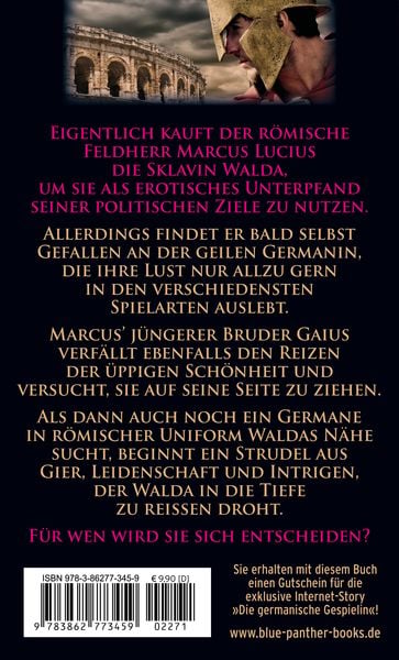 Produktbild: Geliebter Gebieter - Eine Sklavin im Zeichen Roms | Erotischer Roman
