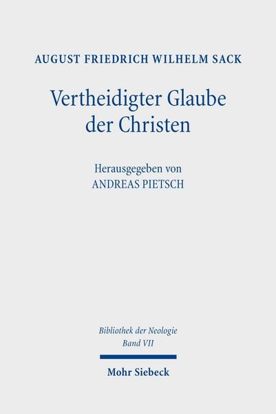 Produktbild: Vertheidigter Glaube der Christen