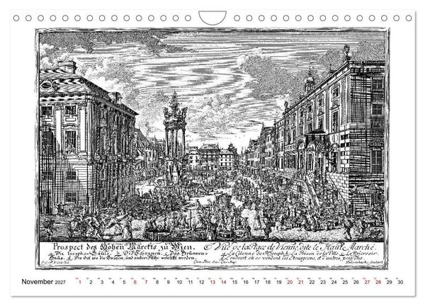 Produktbild: TU FELIX AUSTRIA - Wien in alten Ansichten (Wandkalender 2027 DIN A4 quer), CALVENDO Monatskalender