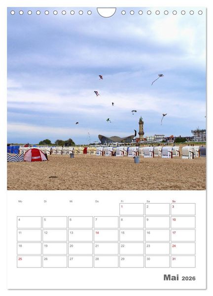 Produktbild: Mein Warnem&uuml;nde - Das moderne Ostseebad im Norden von Rostock (Wandkalender 2026 DIN A4 hoch), CALVENDO Monatskalender