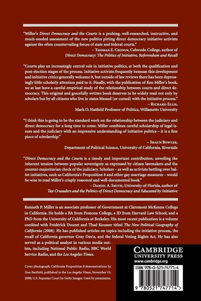 Produktbild: Direct Democracy and the Courts