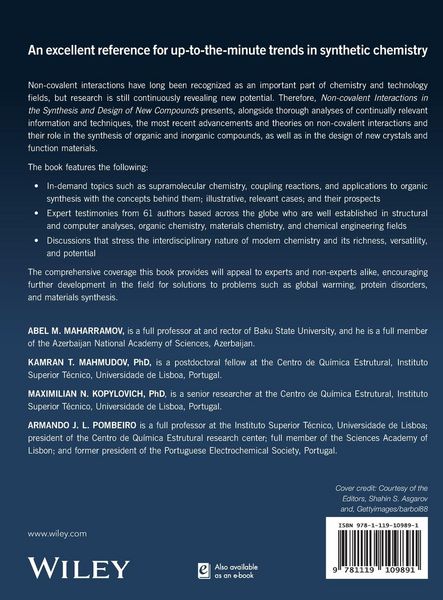 Produktbild: Non-covalent Interactions in the Synthesis and Design of New Compounds