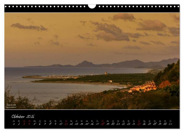 Produktbild: Sardinien Panoramakalender (Wandkalender 2026 DIN A3 quer), CALVENDO Monatskalender