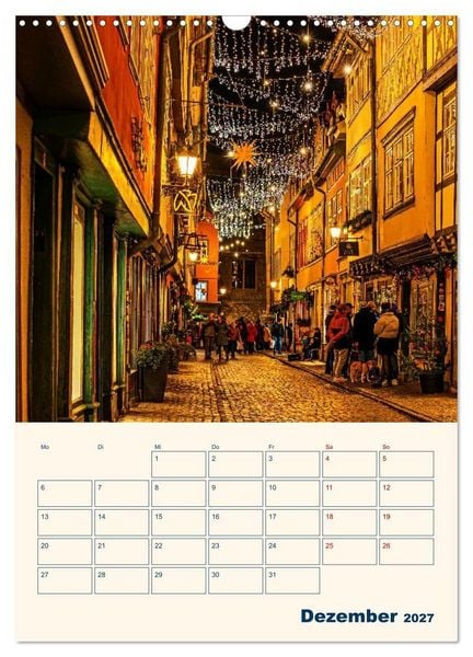 Produktbild: Zauberhaftes Erfurt (Wandkalender 2027 DIN A3 hoch), CALVENDO Monatskalender