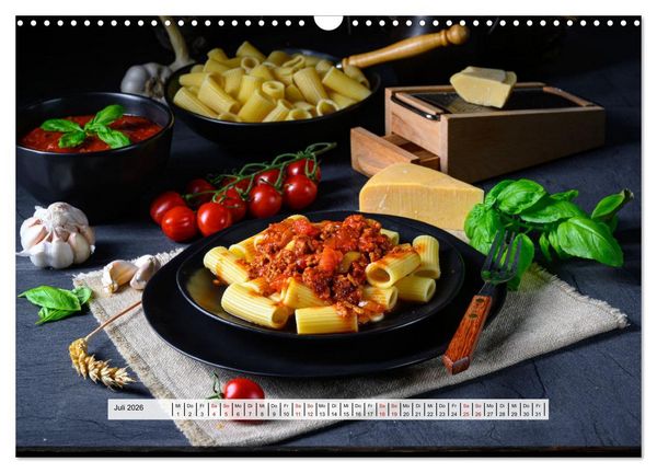 Produktbild: Mediterrane K&uuml;che - Gesund & Lecker (Wandkalender 2026 DIN A3 quer), CALVENDO Monatskalender