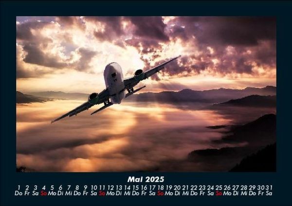 Produktbild: Flugzeuge 2025 Fotokalender DIN A5