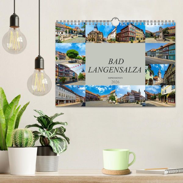 Produktbild: Bad Langensalza Impressionen (Wandkalender 2026 DIN A4 quer), CALVENDO Monatskalender