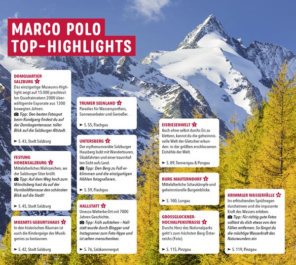 MARCO POLO Reiseführer Salzburg, Salzkammergut, Salzburger Land