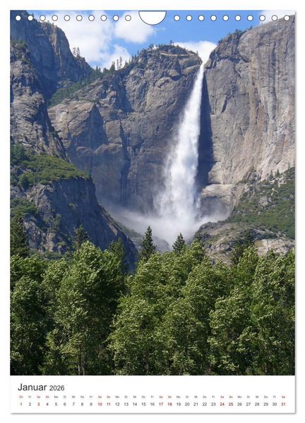 Produktbild: Yosemite Nationalpark - Einer der sch&ouml;nsten Orte der Welt. (Wandkalender 2026 DIN A4 hoch), CALVENDO Monatskalender
