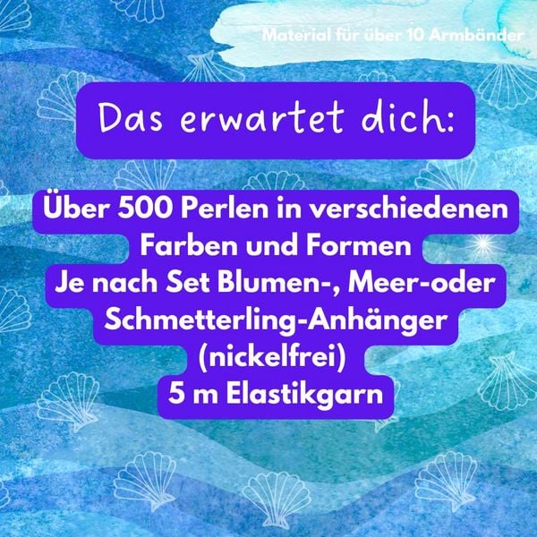 Produktbild: Perlenset Meerjungfrauen
