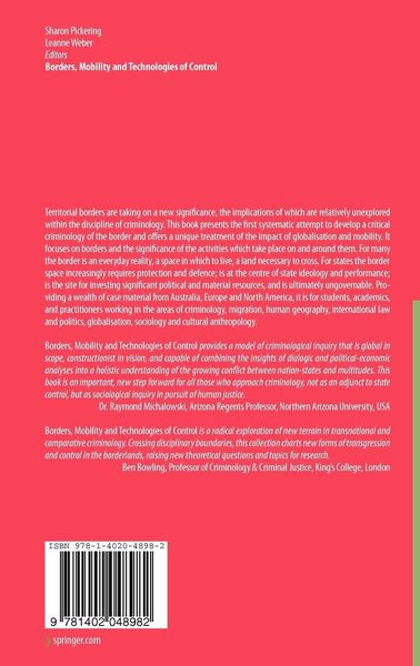 Produktbild: Borders, Mobility and Technologies of Control