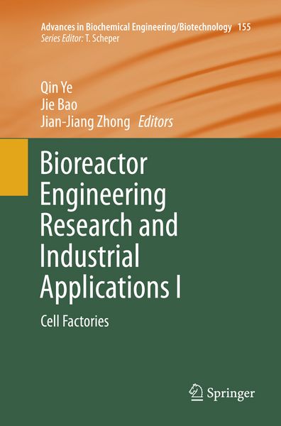 Produktbild: Bioreactor Engineering Research and Industrial Applications I