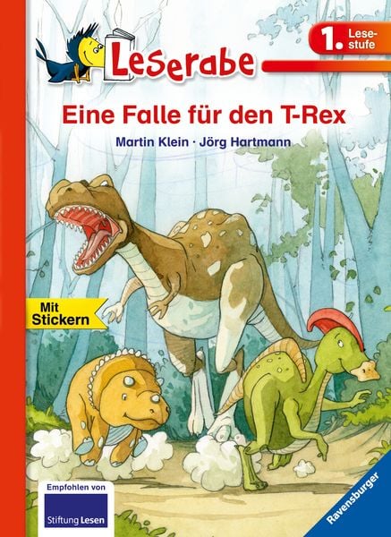 Leserabe 1. Lesestufe - Eine Falle für den T-Rex, Gebundene Ausgabe von Martin Klein, Ravensburger Verlag GmbH