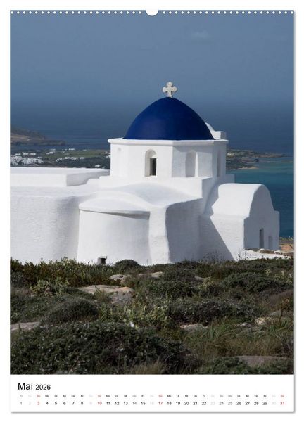 Produktbild: Liebenswertes Paros, Insel der Kykladen (hochwertiger Premium Wandkalender 2026 DIN A2 hoch), Kunstdruck in Hochglanz