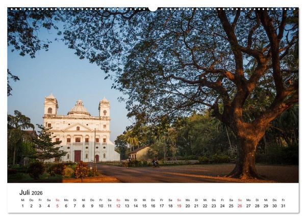 Produktbild: Indien: Menschen &bull; Farben &bull; Religionen (hochwertiger Premium Wandkalender 2026 DIN A2 quer), Kunstdruck in Hochglanz