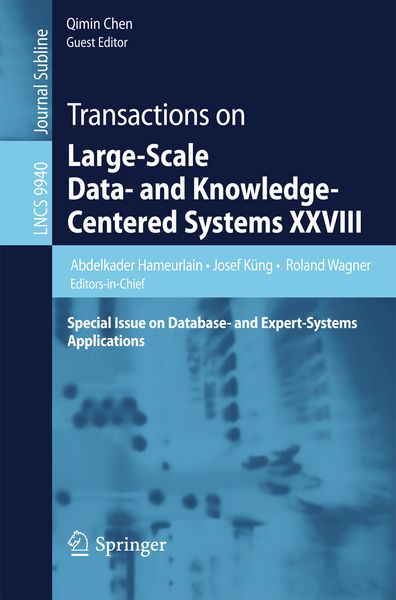 Produktbild: Transactions on Large-Scale Data- and Knowledge-Centered Systems XXVIII