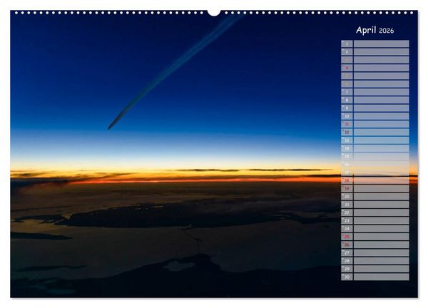 Produktbild: Colours of Flight - Stimmungen &uuml;ber den Wolken (Wandkalender 2026 DIN A2 quer), CALVENDO Monatskalender