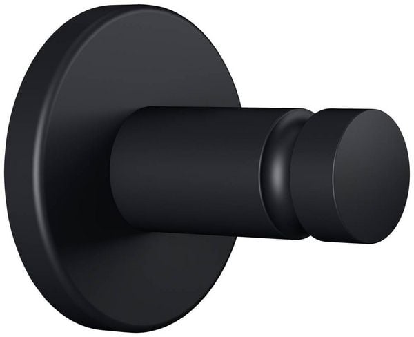 Produktbild: Tesa MOON BLACK Handtuchhaken Klebstoff Metall