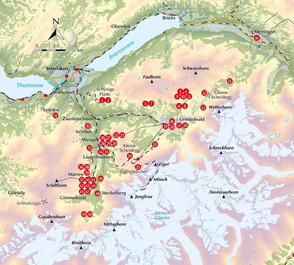 Produktbild: Walking in the Bernese Oberland - Jungfrau region