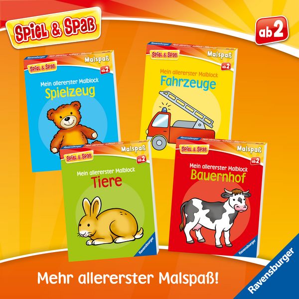 Produktbild: Spiel & Spa&szlig; - Mein allererster Malblock: Fahrzeuge