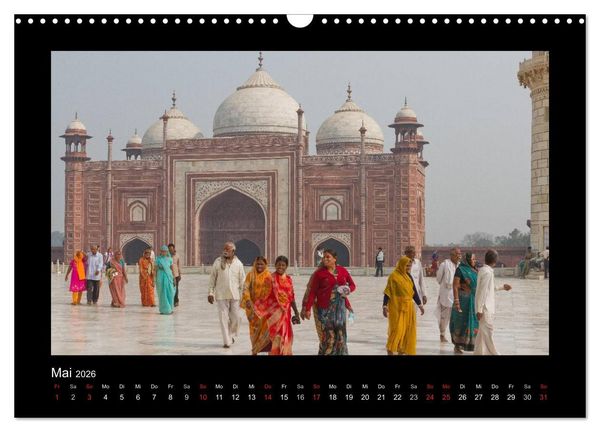 Produktbild: Taj Mahal (Wandkalender 2026 DIN A3 quer), CALVENDO Monatskalender