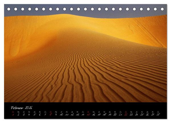 Produktbild: Faszination W&uuml;ste (Tischkalender 2026 DIN A5 quer), CALVENDO Monatskalender