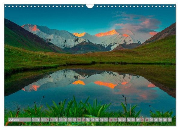 Produktbild: Kirgistan Bergparadies in Zentralasien (Wandkalender 2026 DIN A3 quer), CALVENDO Monatskalender