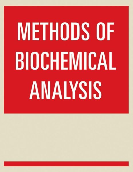 Produktbild: Methods of Biochemical Analysis