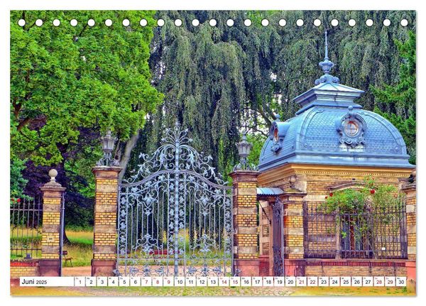Magisches Darmstadt (Tischkalender 2025 DIN A5 quer), CALVENDO Monatskalender