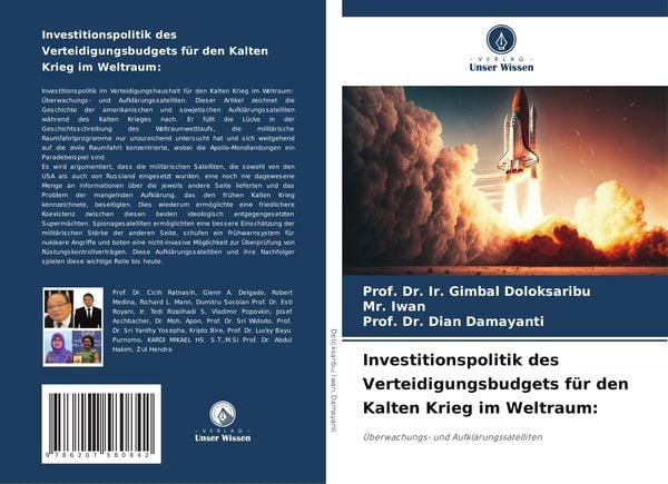 Produktbild: Investitionspolitik des Verteidigungsbudgets f&uuml;r den Kalten Krieg im Weltraum: