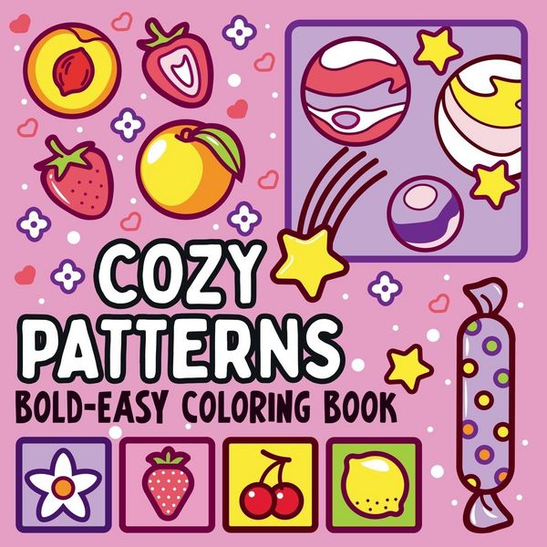 Produktbild: Bold and Easy Cozy Patterns Coloring Book